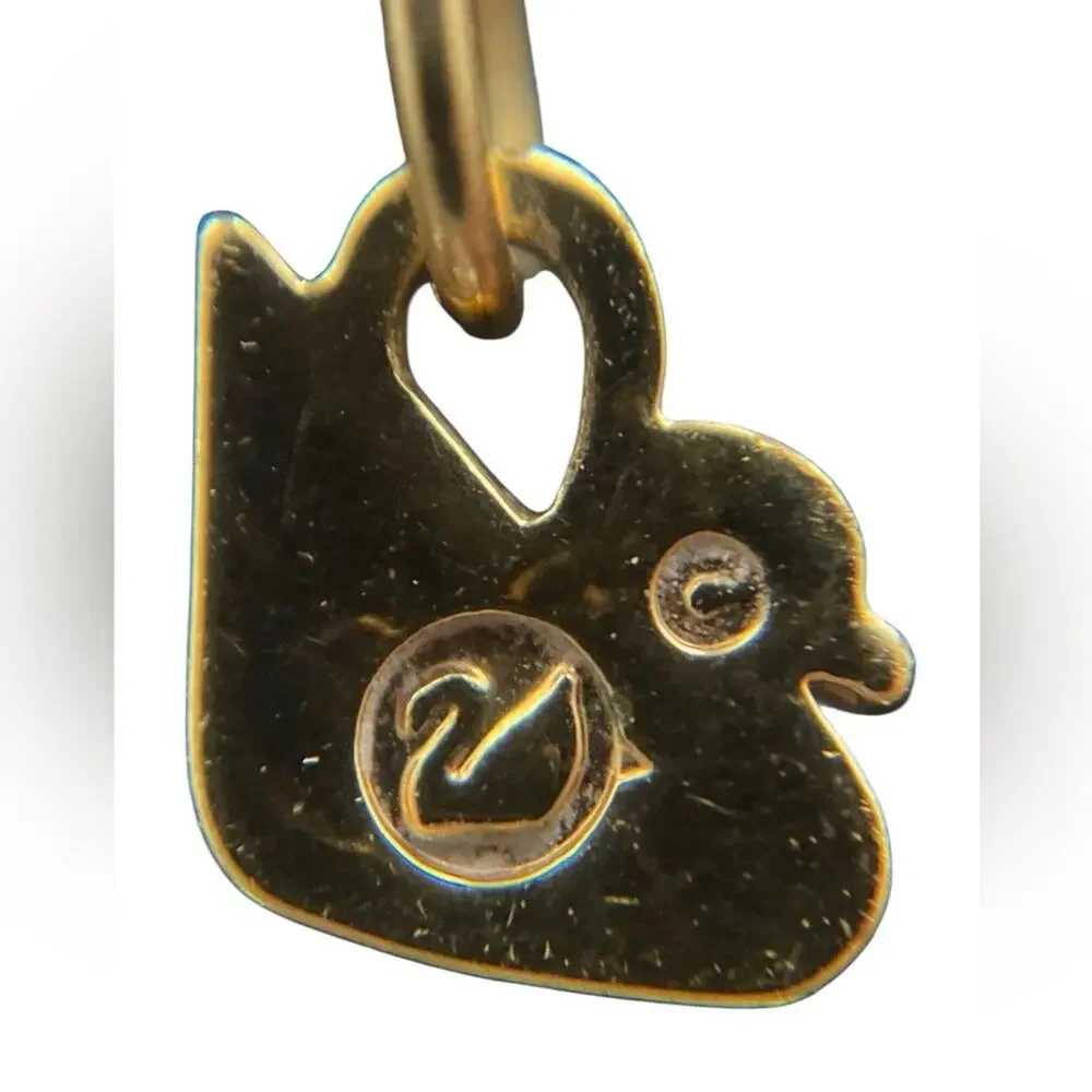 Swarovski Gold Tone Pave Pendant Necklace - Picture 7 of 9